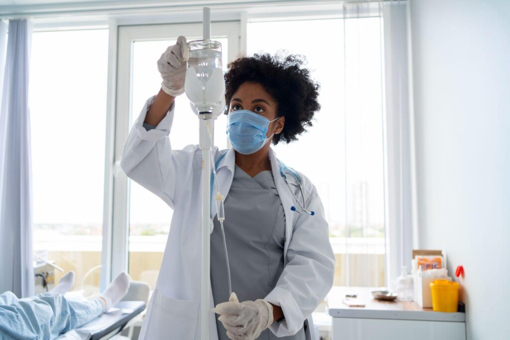 IV Therapy Work at Hall Longevity Clinic